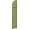 Ekena Millwork Americraft 3-Board (2 Batten) Wood Joined Board-n-Batten Shutters w/ Arch Top, ARW101BQ311X77MGH, PR ARW101BQ311X77MGH - alternate 3